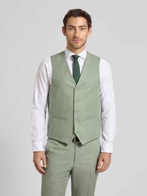 Kamizelka o kroju regular fit z dodatkiem wiskozy model 'Edgar' Digel