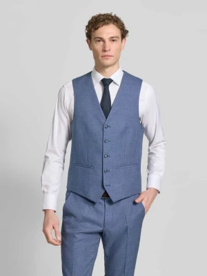 Kamizelka o kroju regular fit z dodatkiem wiskozy model 'Edgar' Digel