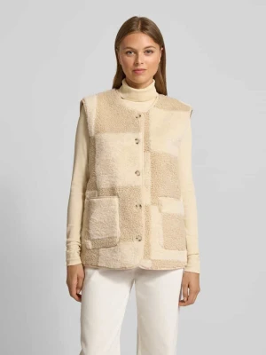 Kamizelka o kroju regular fit z futerka model ‘Ihtonza’ Ichi