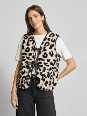 Kamizelka o kroju regular fit z imitacji futerka model ‘CLEO’ Vero Moda