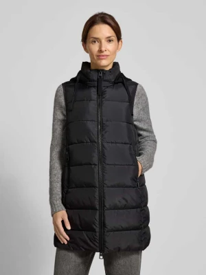 Kamizelka o kroju regular fit z kapturem ze scuby Christian Berg Woman Selection