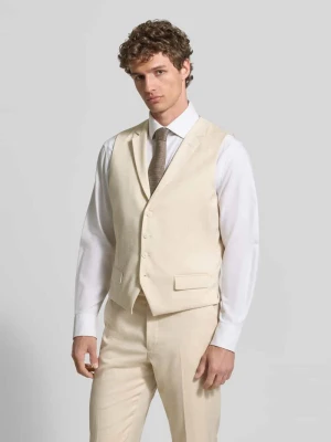 Kamizelka o kroju regular fit z kołnierzem z połami MCNEAL