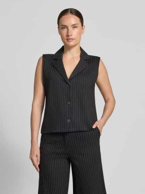 kamizelka o kroju regular fit z mieszanki wiskozy model 'SC-GILL 1' Soyaconcept Czarny