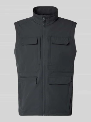 Kamizelka o kroju regular fit z naszywanymi kieszeniami model 'Bergheim' icepeak