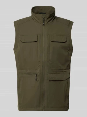 Kamizelka o kroju regular fit z naszywanymi kieszeniami model 'Bergheim' icepeak