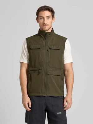 Kamizelka o kroju regular fit z naszywanymi kieszeniami model 'Bergheim' icepeak