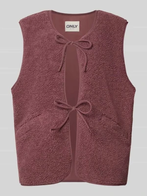 kamizelka o kroju regular fit z wiązaniem model 'BABY' Only