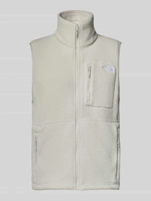 kamizelka o kroju regular fit z wyhaftowanym logo model 'Yumiori' The North Face Beżowy