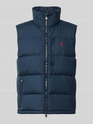 kamizelka o kroju regular fit z wyhaftowanym logo Polo Ralph Lauren Granatowy