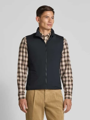 Kamizelka o kroju regular fit ze stójką model ‘Map’ SCANDINAVIAN EDITION