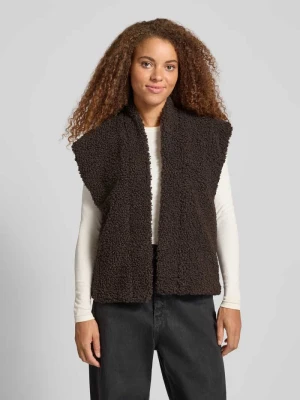 Kamizelka o kroju relaxed fit z imitacji futerka model ‘NAYA’ Only