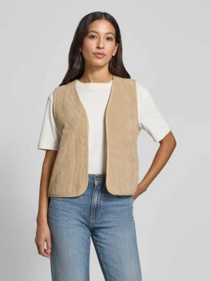 Kamizelka o kroju relaxed fit z imitacji sztruksu model ‘Bindi’ Soyaconcept