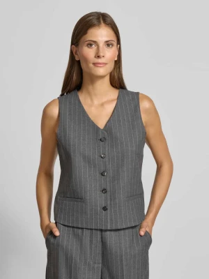 Kamizelka o kroju shaped fit z dodatkiem wiskozy Tommy Hilfiger Jasnoszary