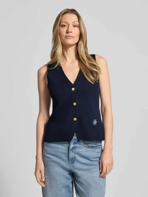 Kamizelka o kroju slim fit z czystej bawełny Tommy Hilfiger