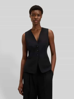 Kamizelka o kroju slim fit z zapięciem na trzy guziki Boss Orange