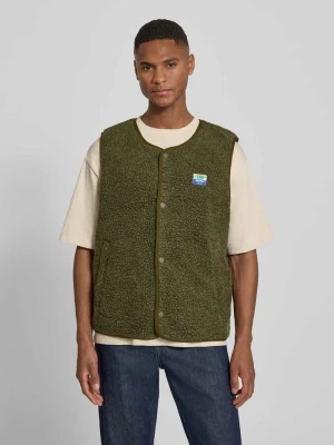 Kamizelka o kroju straight fit z Naszywka z logo model 'Hoktown' American vintage