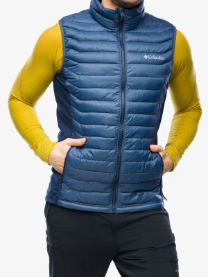 Kamizelka ocieplana Columbia Powder Pass Vest - dark mountain/collegiate navy