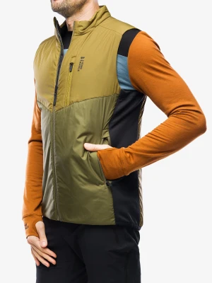 Kamizelka ocieplana Mons Royale Arete Wool Insulation Vest - forest floor