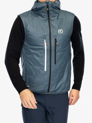 Kamizelka ocieplana Ortovox Swisswool Piz Boe Vest - dark arctic grey