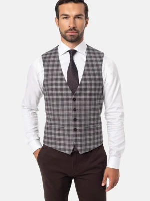 KAMIZELKA OLIWAR SLIM FIT BRĄZ Recman