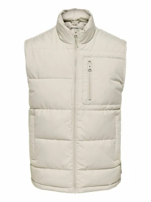 Kamizelka Only & Sons srebrny