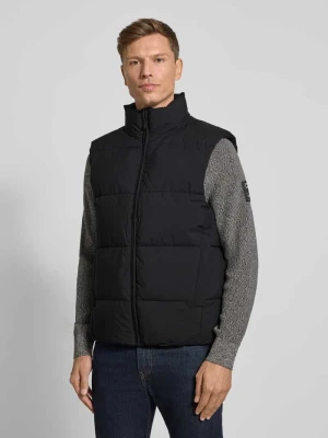Kamizelka outdoorowa o kroju regular fit ze stójką Tom Tailor Denim