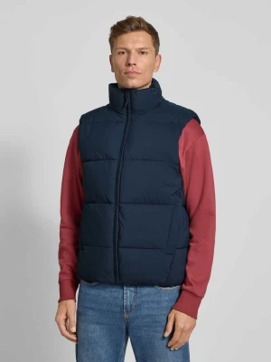 Kamizelka outdoorowa o kroju regular fit ze stójką Tom Tailor Denim