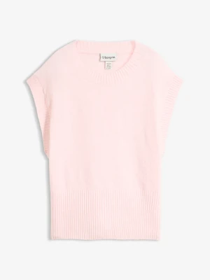 Kamizelka oversize BonPrix różowy