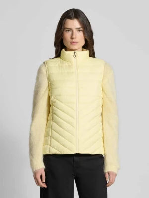 Kamizelka pikowana o kroju regular fit z kieszeniami zapinanymi na zamek błyskawiczny s.Oliver RED LABEL