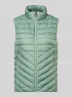 Kamizelka pikowana o kroju regular fit z kieszeniami zapinanymi na zamek błyskawiczny s.Oliver RED LABEL