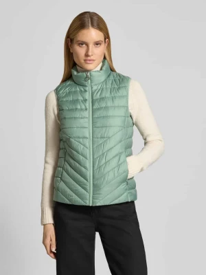 Kamizelka pikowana o kroju regular fit z kieszeniami zapinanymi na zamek błyskawiczny s.Oliver RED LABEL