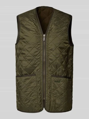 Kamizelka pikowana o kroju regular fit z miękkim polarem wewnątrz Barbour