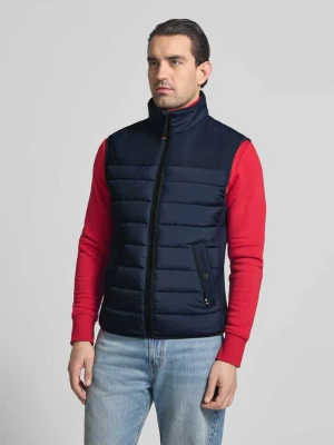 Kamizelka pikowana z wodoodpornego materiału, krój regular fit Tom Tailor