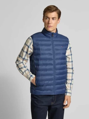 Kamizelka pikowana o kroju regular fit z wyhaftowanym logo Tommy Hilfiger