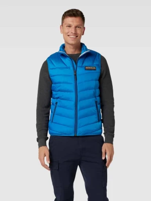 Kamizelka pikowana o kroju regular fit ze stójką model ‘AERONS’ Napapijri