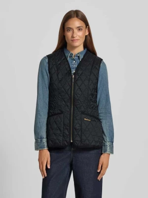 Kamizelka pikowana o kroju shaped fit z wyhaftowanym logo model ‘BETTY’ Barbour
