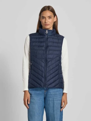 Kamizelka pikowana o kroju slim fit ze stójką s.Oliver RED LABEL