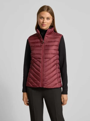 Kamizelka pikowana o kroju slim fit ze stójką s.Oliver RED LABEL