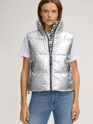 Kamizelka pikowana Victoria w kolorze srebrnym Joop