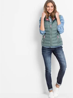 Kamizelka pikowana z kapturem bonprix