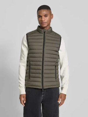 Kamizelka pikowana z kieszeniami na zamek błyskawiczny model ‘CARDIFF’ ECOALF