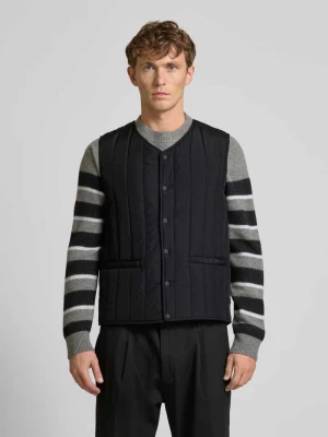 Zdjęcie produktu Kamizelka pikowana z listwą na zatrzaski model ‘Martin’ Les Deux