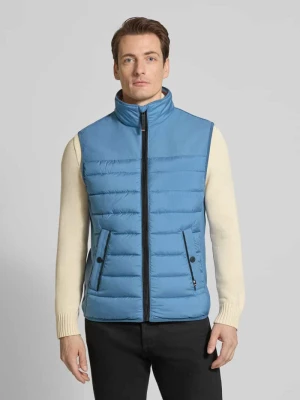 Kamizelka pikowana z wodoodpornego materiału, krój regular fit Tom Tailor