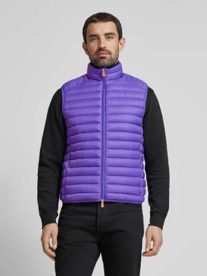 Kamizelka pikowana zapinana na zamek błyskawiczny dwustronny model ‘ADAM’ SAVE THE DUCK