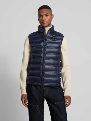 Kamizelka pikowana ze stójką i dwustronnym zamkiem błyskawicznym Blauer Usa