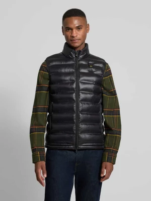 Kamizelka pikowana ze stójką i dwustronnym zamkiem błyskawicznym Blauer Usa