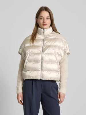 Kamizelka pikowana ze stójką model ‘PAD PONCHO’ Stefanel