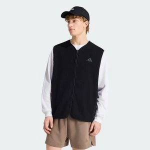 Kamizelka polarowa z wysokim włosiem City Tech z 3 paskami Adidas