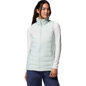 Kamizelka puchowa damska Powder Lite II Columbia Zielony
