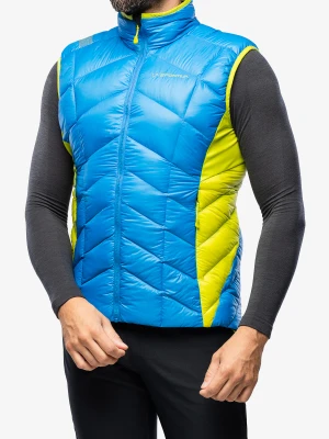 Kamizelka puchowa La Sportiva Aiguille Down Vest - electric blue/lime punch